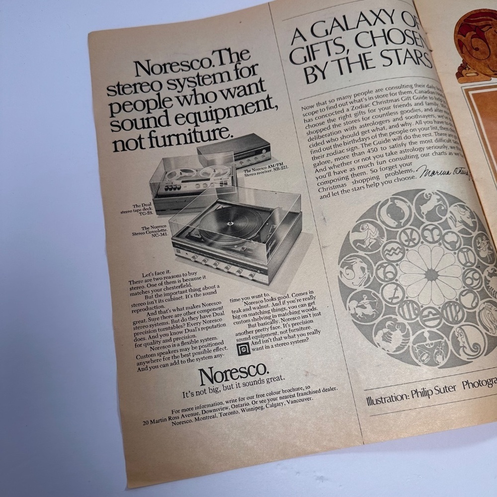 Vintage 1969 Canadian Homes Magazine – Horoscope Holiday Gift Guide! - Picture 3 of 10